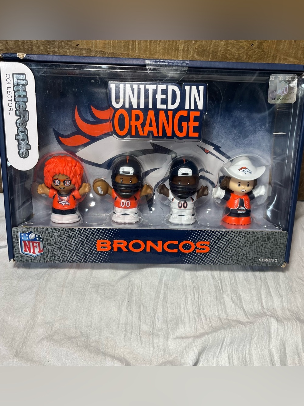 Little People Collector NFL Denver Broncos UNITED IN ORANGE Fisher Price series1